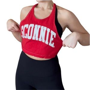 SCONNIE Wisconsin Badgers tank crop top